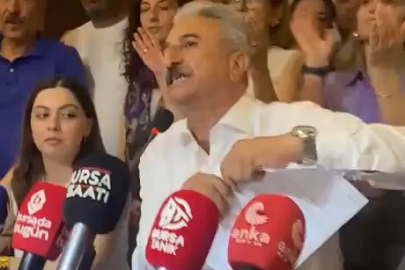 Görevden alınan CHP Bursa İl Başkanı, tebliğ kağıdını yırttı