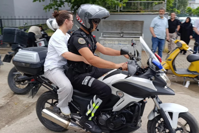 İnegöl’de YKS’de zamanla yarış: Okulu karıştıran öğrenciye polis yardımı