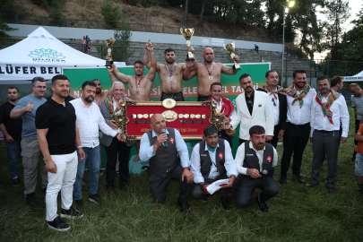 Çalı Güreşleri’nde büyük heyecan: Başpehlivan Erkan Taş oldu