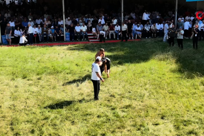 Çalı Güreşleri’nde büyük heyecan: Başpehlivan Erkan Taş oldu